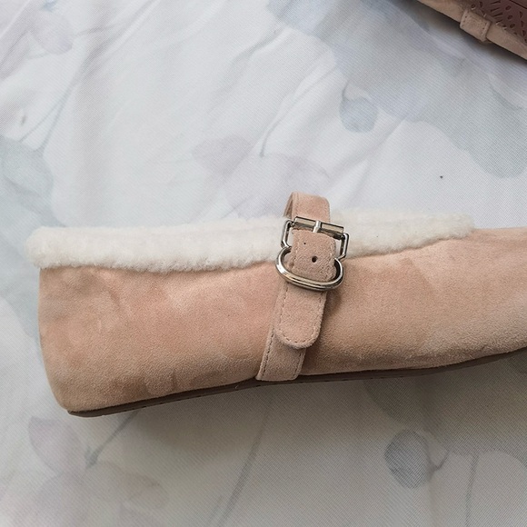 Alaia Lambswool Mary Jane Flats - Picture 4 of 7